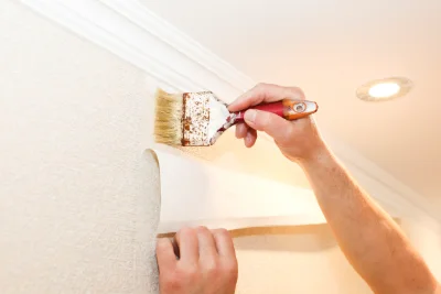 Pose de papier peint à Silmont — revêtements muraux et toiles de verre